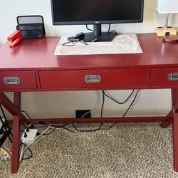 Home Office Desk and Succulents 