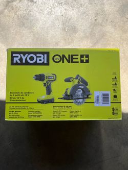 Ryobi 2 tool combo drill and saw