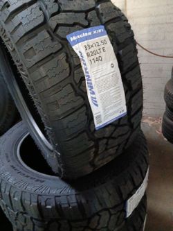 New set of tires 33 1250 20 lt