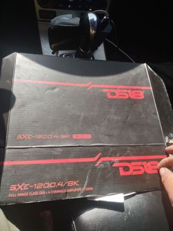 DS18 sxe -1200.4/bk car audio amp