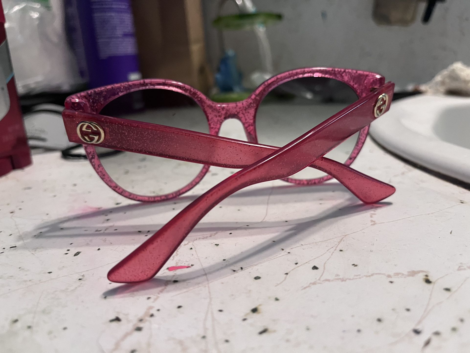 Pink Gucci Glasses