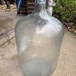 Vintage Glass 5 Gallon Collectible Bottle 