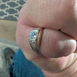 Men's 14k&18k Diamond Ring
