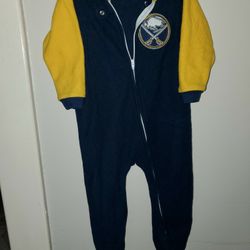 BUFFALO SABRES 12M Boys Polyester Onesie!