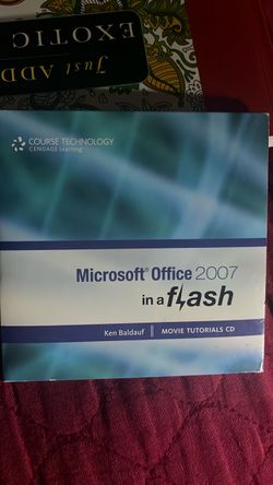 Microsoft Office 2007 in a flash CD