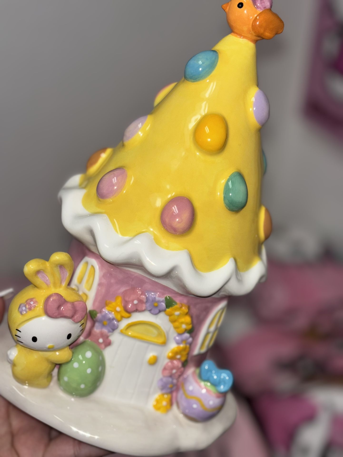 hello kitty easter egg ceramic