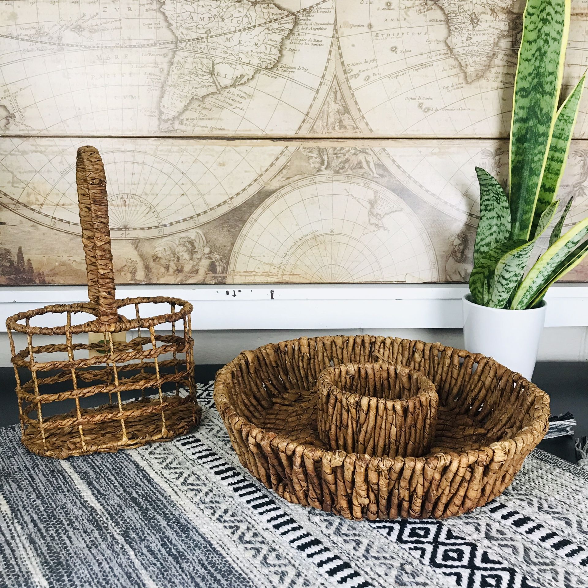 BOHO CHIC WEAVED PICNIC HOSTING SET