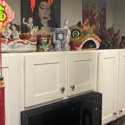 Antique Vintage Doll’s And Masks And Figures 