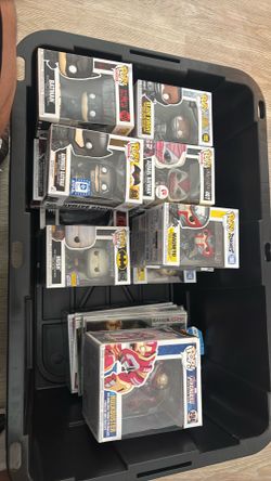 Marvel and Batman Funkos