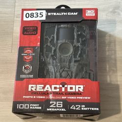 Stealth Cam Reactor Cellular Trail Camera, 26 Megapixels, STC-RATW V2 NIB
