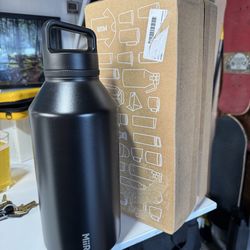Miir 64oz wide mouth bottle - black - brand new in packaging