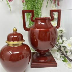 Vintage Fitz & Floyd “Renaissance” Ceramic Jars – Made in Japan