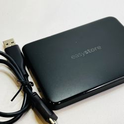 WD Easystore 2TB Portable External USB 3.0 Hard Drive - Excellent Condition