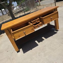 Huge Drexel Heritage Console Table 90"