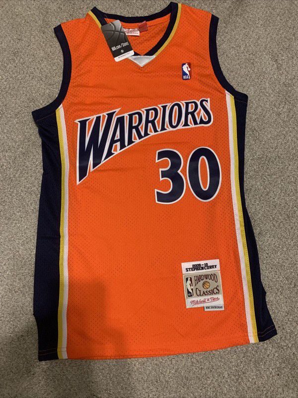 Stephen Curry Warriors hardwood Classic Stitched Jersey XL NEW WITH TAGS 