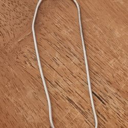 Pandora Vintage 925 Sterling Silver Barrel Clasp Snake Chain Necklace ( 29g )