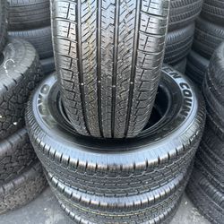 Set of 4 good used tires, 95% tread life left 225/65/17 Toyo 