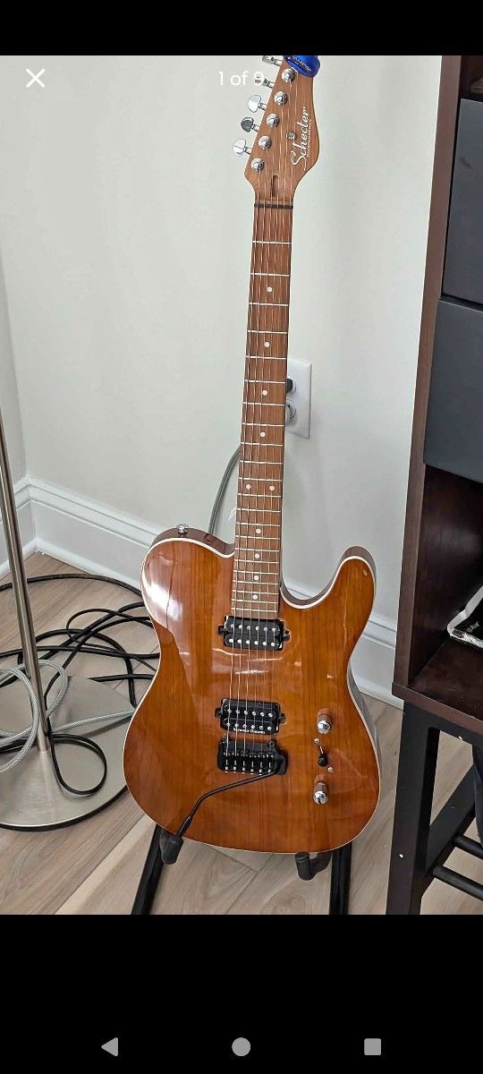 Schecter PT Van Nuys Telecaster. Natural Duncan's