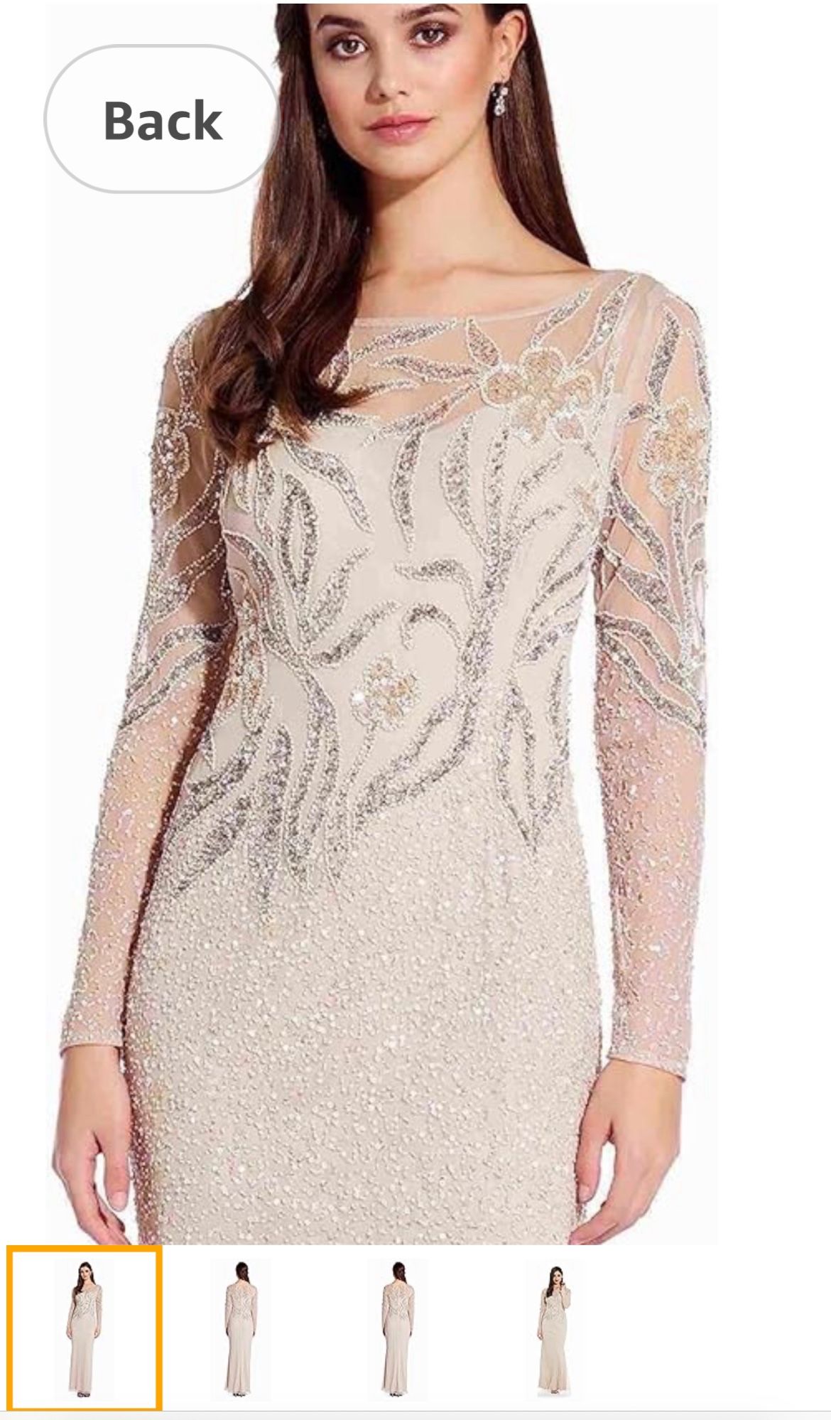 Champagne party dress