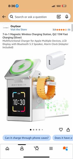 Brand New OxyGear 3-in-1 Qi2 Wireless Charging Station