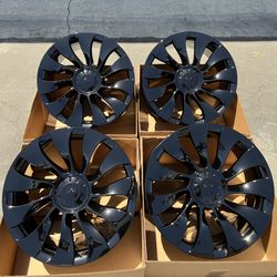 Tesla Model Y 21” Wheels Rims Exchange Gloss Black