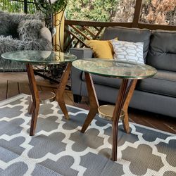 Cherry Gold side tables 