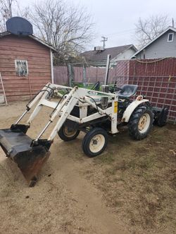 Bolens Iseki Tractor W/ Frontloader& Rototiller