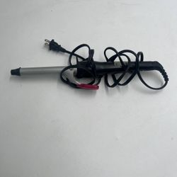 Ceramic Curling Iron Wand Adjustable Temperature Dial Salon Hair Curler Black Tested 