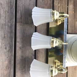 Brass Bathroom Light Fixture 