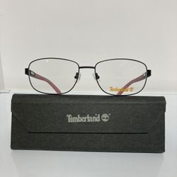 New Timberland TB1637 Black Metal Eyeglasses 56mm