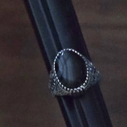 TITANIUM FOREVER WEAR SILVER NEW SIZE 11 SPIRITUAL AGATE ENERGY HEALTH  WELLNESS