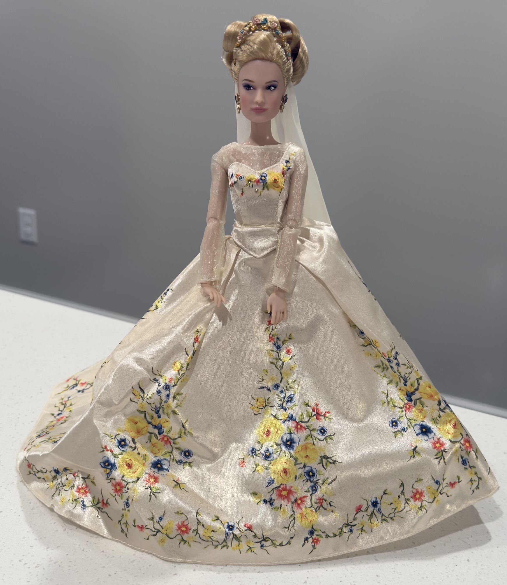 Limited Cinderella Disney Store Live Action Movie Wedding Cinderella Doll From Film Collection - CINDERELLA ONLY - EUC