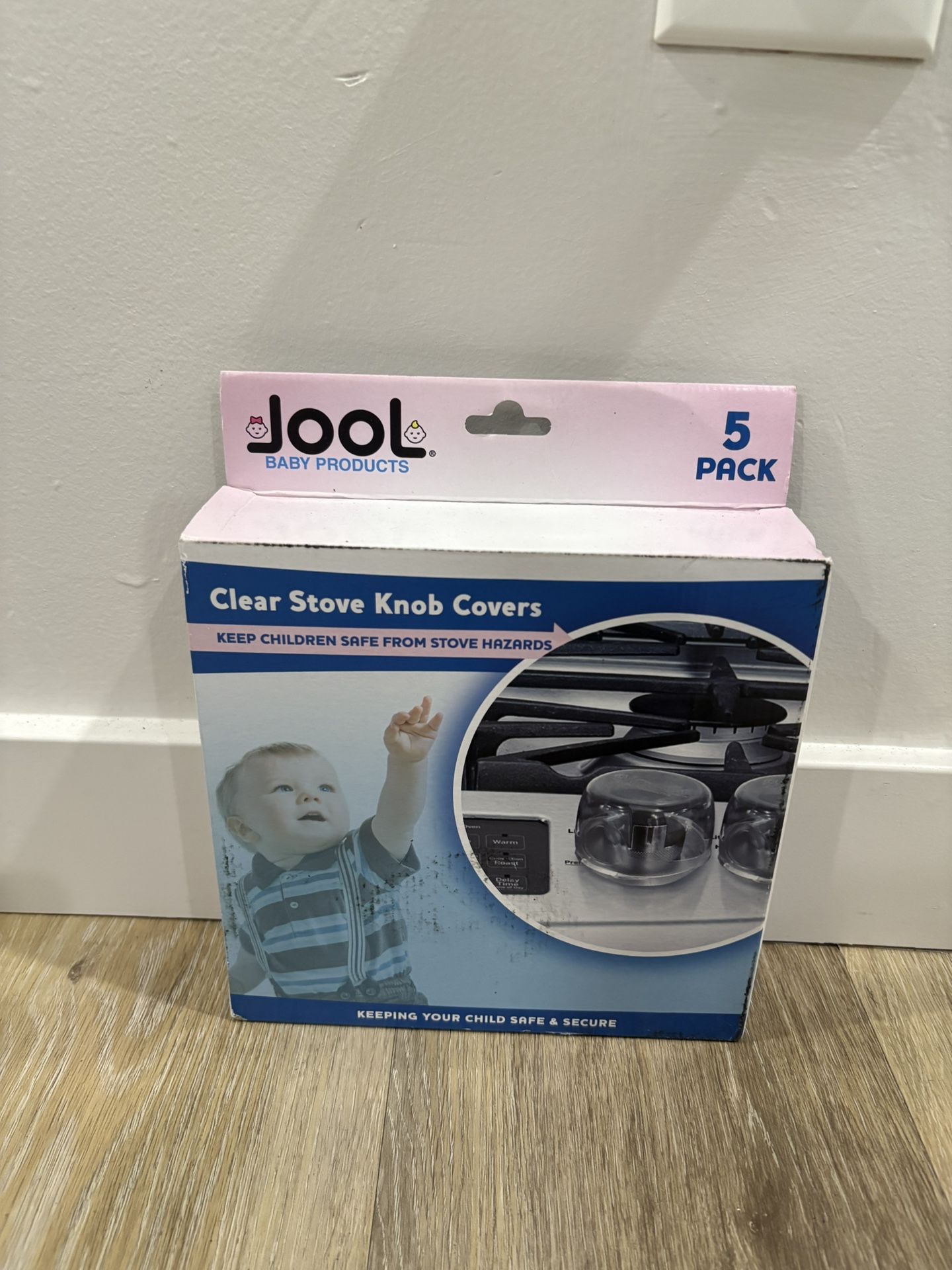 Baby Safety Stove Knobs Covers ( Clear ) 5 Pack