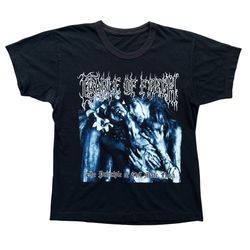 Vintage Cradle of Filth Bootleg Shirt Size Medium