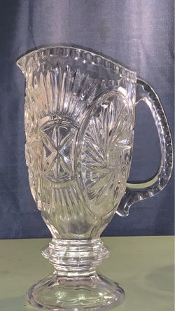 Lead Crystal Pitcher