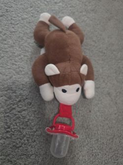Monkey Toy With Pacifier 