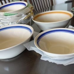 Two Big Bowls And 9 Small 