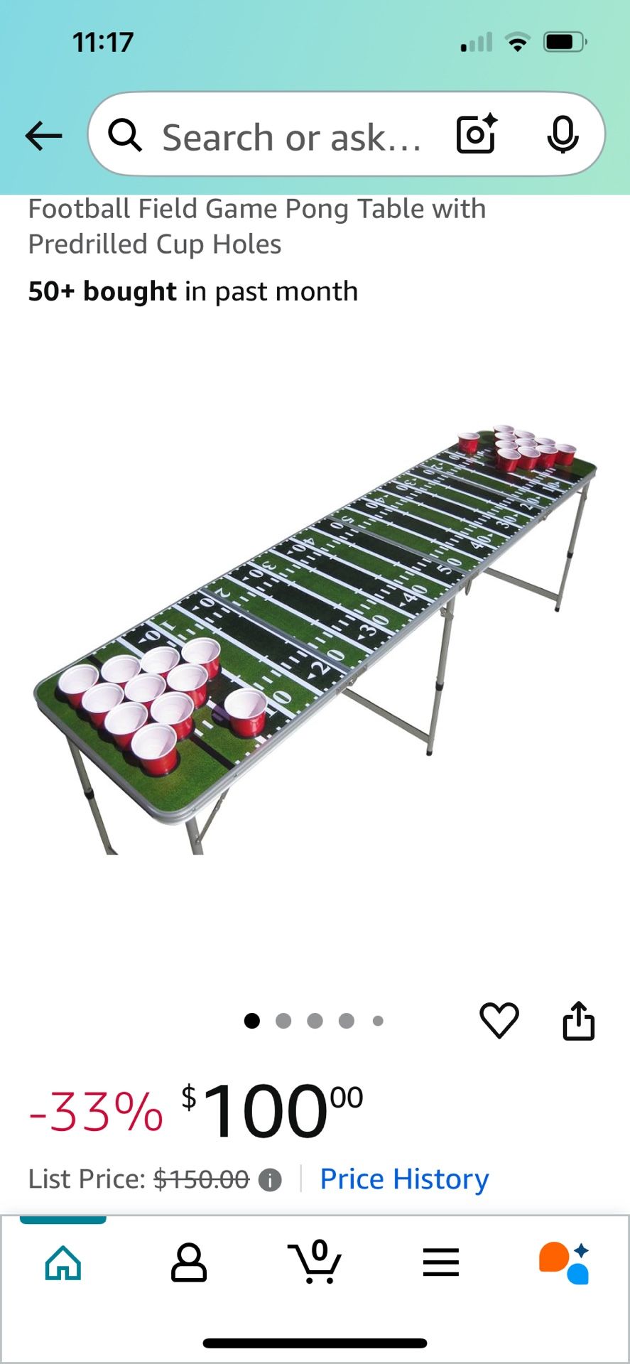 BEER PONG TABLE