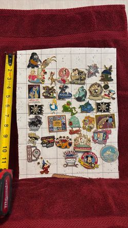 Disney pins, board 1.
