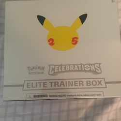 Pokémon Celebrations Etb Box Brand New Sold Out Everywhere Ultra Rare 
