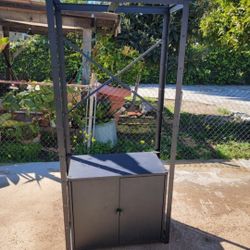 Storage Metal Shelf Stand Cabinet 