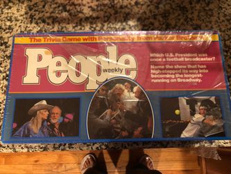 Vintage People Weekly Trivia Board Game From Parker Brothers