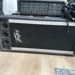 Pevey XR-500 Mixer and Two T-300 Speakers