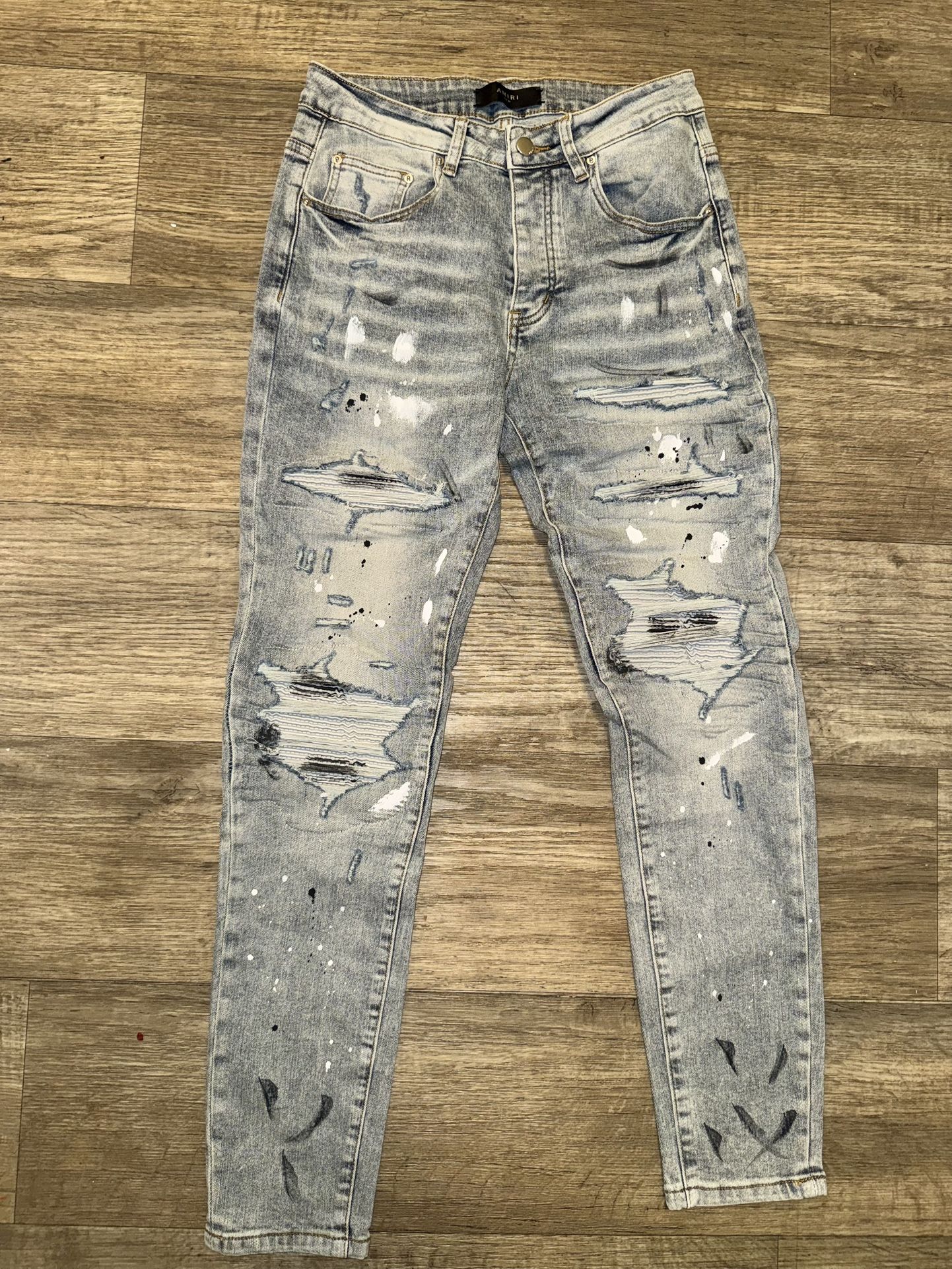 Amiri Paint Biker Jeans Size 30