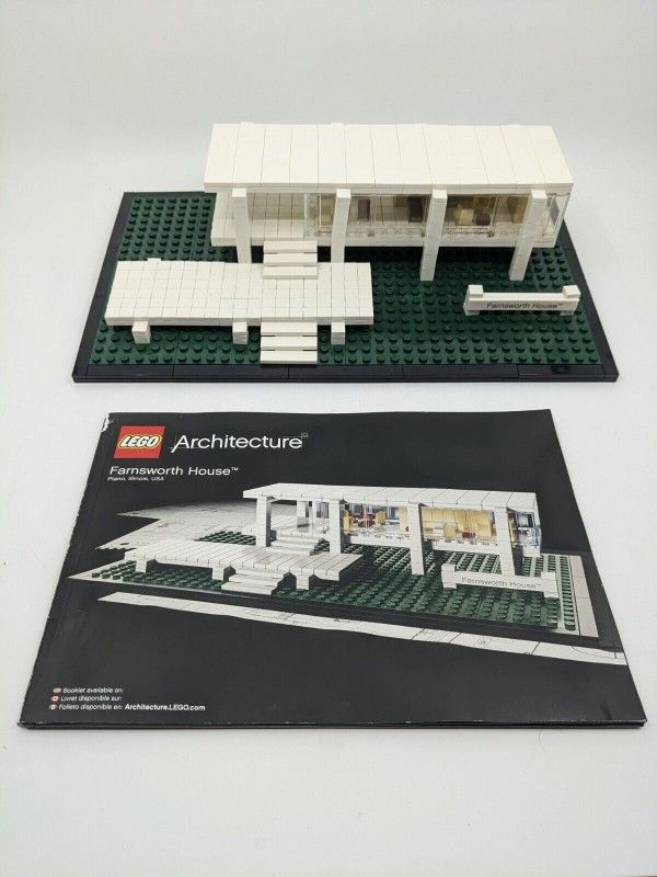 Lego #21009 Architecture Farnsworth House, 100% COMPLETE w