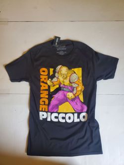 Size S - Toei Dragon Ball Z Orange Piccolo Character Graphic T-Shirt Black NWT