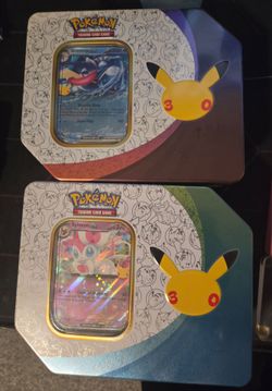 Pokemon 30th Anniversary tins