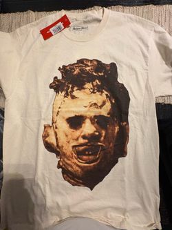 Large Leatherface Horror Graphic T-Shirt with Tags