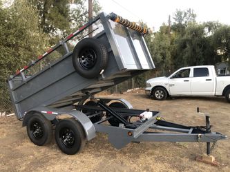 Dump trailer traila