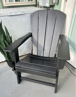 Adirondack chair Black